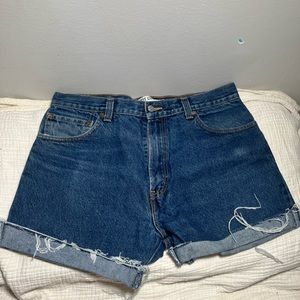 Vintage Levi Dennie Jean shorts